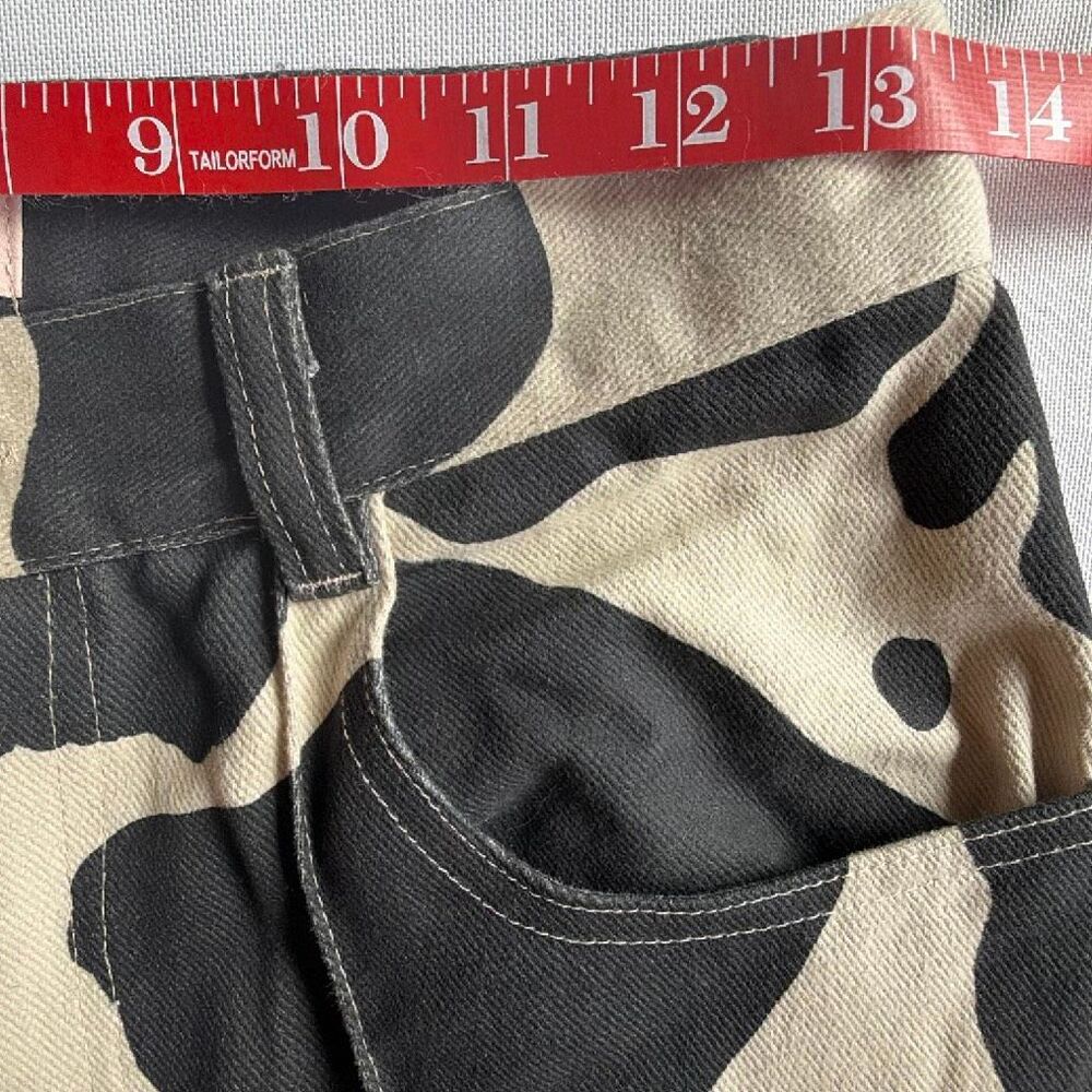 Lisa says Gah size 28 Cow Print Jeans - Picture 5 of 11